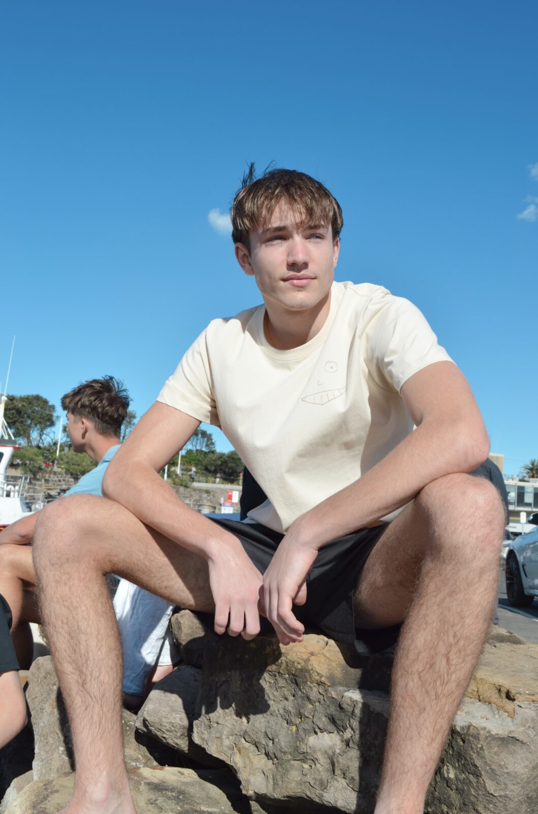 Sydney harbourside apparel content shoot by AERI Socials